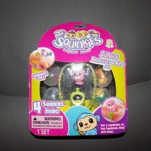 Squinkies Jungle Bracelet & Ring Set NEW 2011
